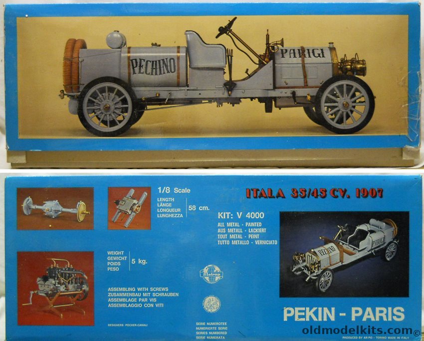 Pocher 1/8 Itala 35/45 CV. 1907 Peking to Paris Race Winner